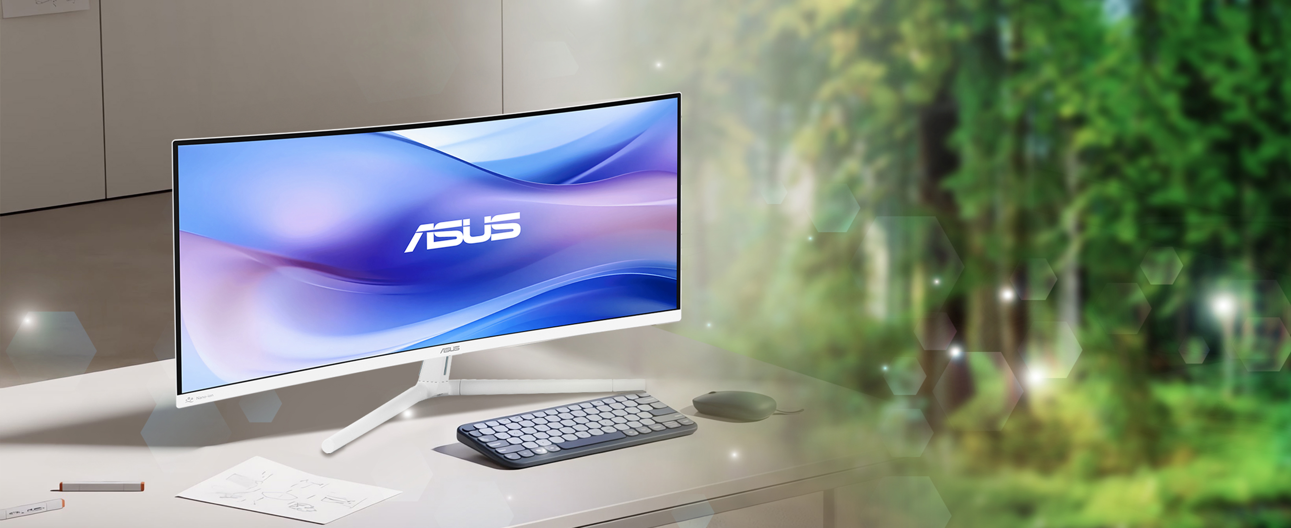 Two VU monitors on a table