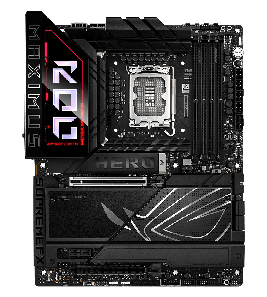 The thermal management on the ROG Maximus Z890 Hero