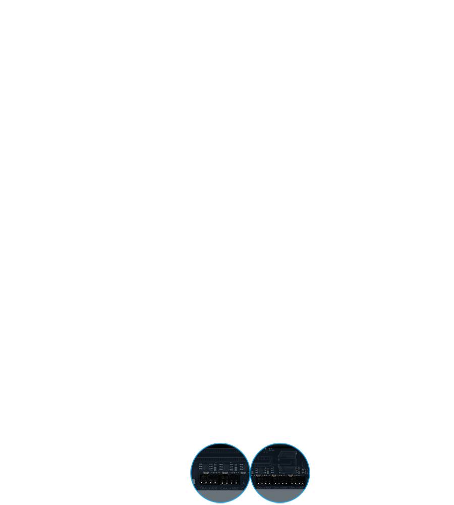 Strix Z890-F chassis fan header locations