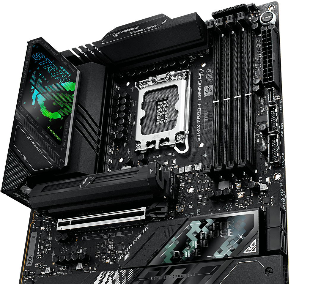 The ROG Strix Z890-F features 16+2+2 power stages rated for 110 amps.