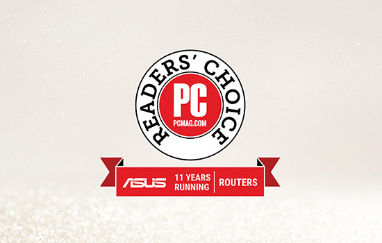 PCMag Readers’ Choice Award for ASUS Networking