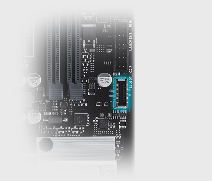 features Front USB Port.