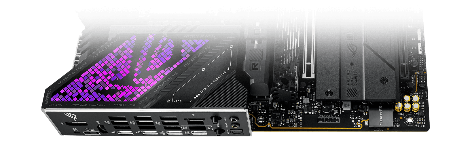 La carte mère Strix Z890-E est dotée du système audio SupremeFX.