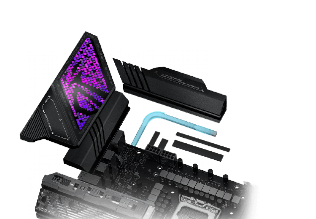 Disposition de la conception du refroidissement du VRM de la Strix Z890-E