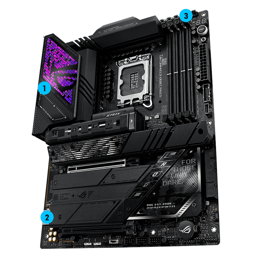 Spécifications d’immersion de la Strix Z890-E