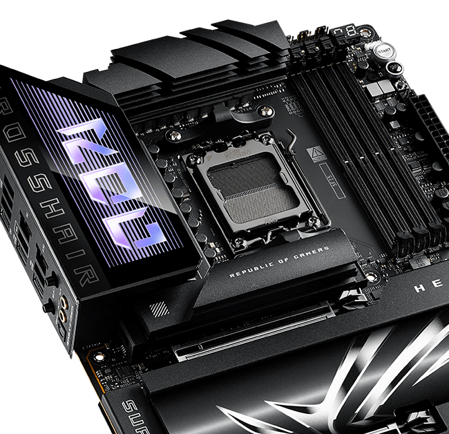 ROG Crosshair X870E Hero features AI Cooling II