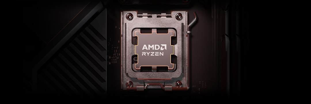 Socket de CPU com CPU AMD Ryzen