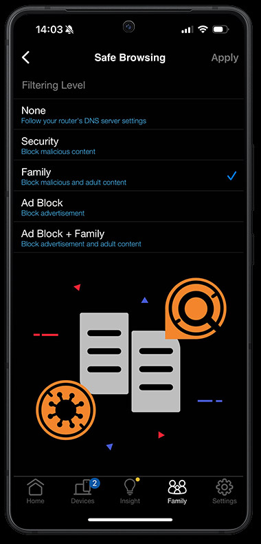 Application mobile ASUS Router