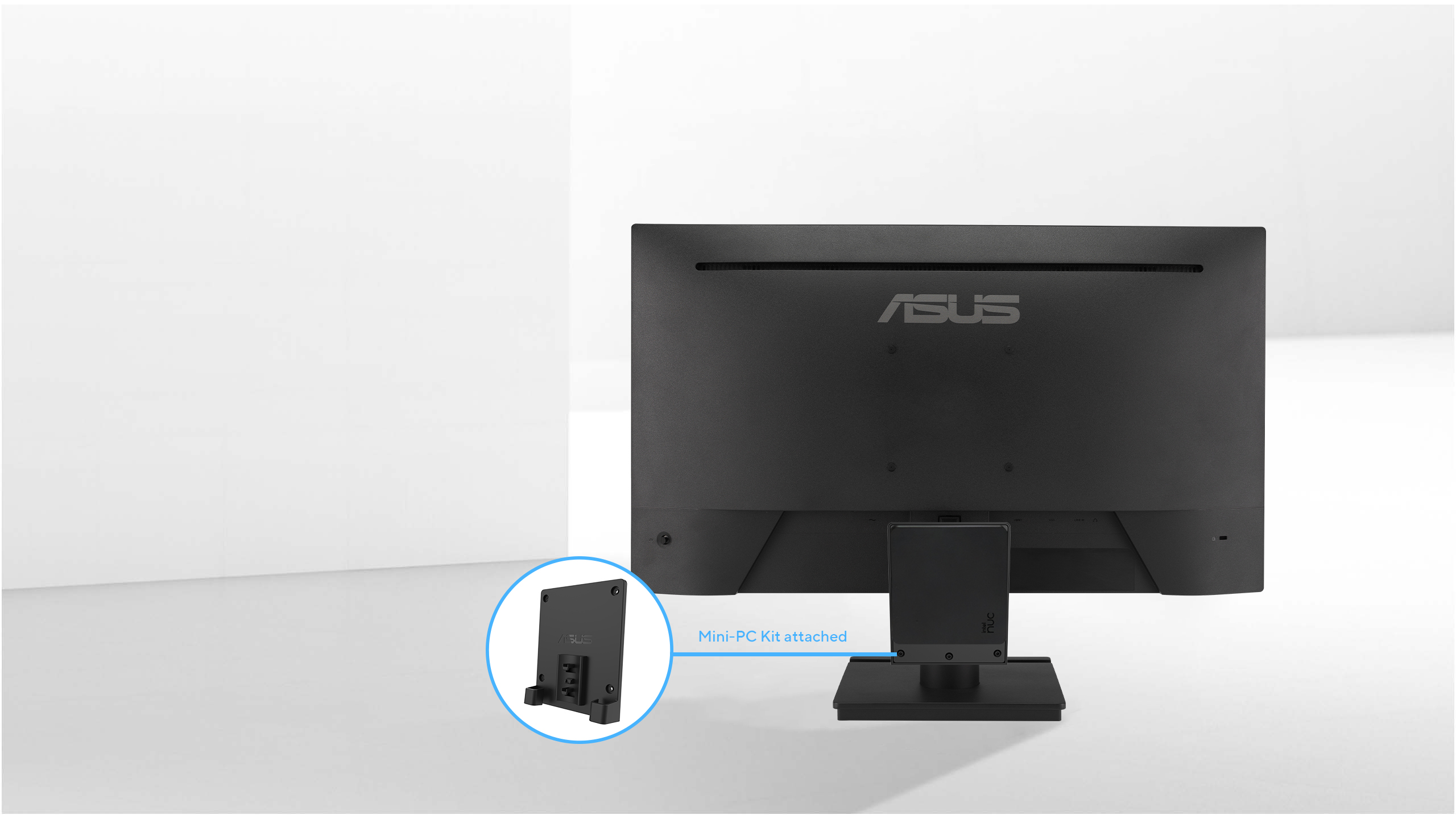 Mini PC Mount Space-saving design