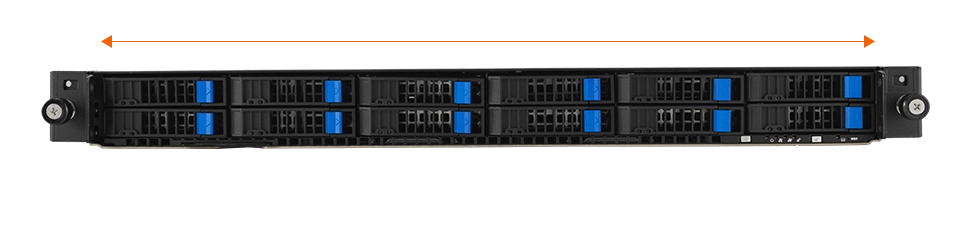 4 NVMe configuration on front panel