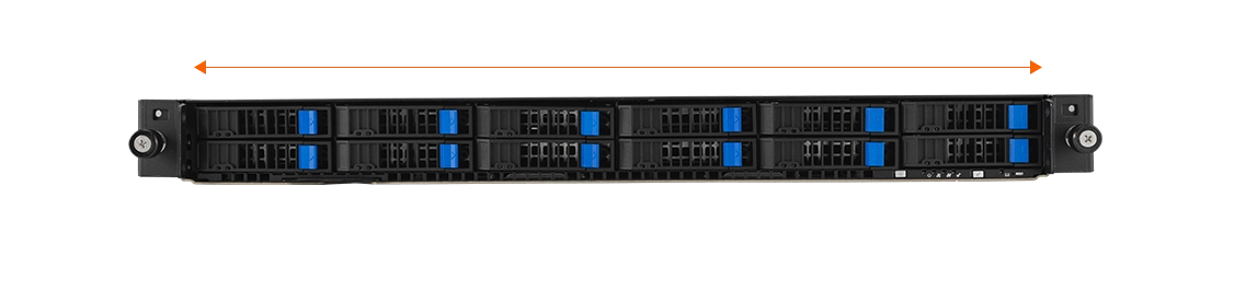 4 NVMe configuration on front panel