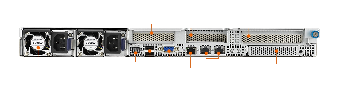 12 NVMe configuration on rear panel