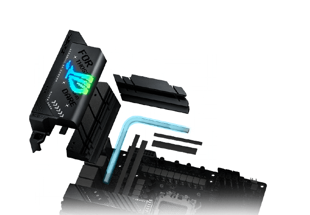 Strix X870-F VRM 散热设计布局