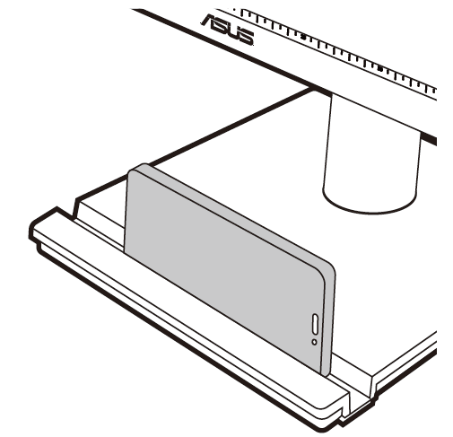  Moniteur avec support de téléphone