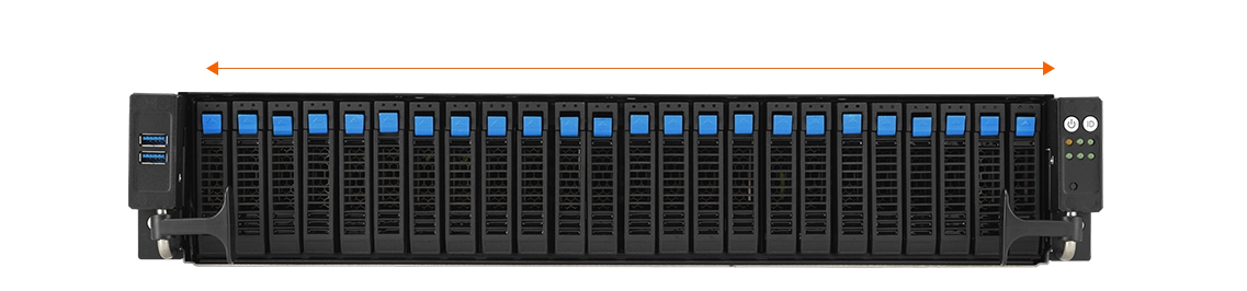 4 NVMe configuration on front panel