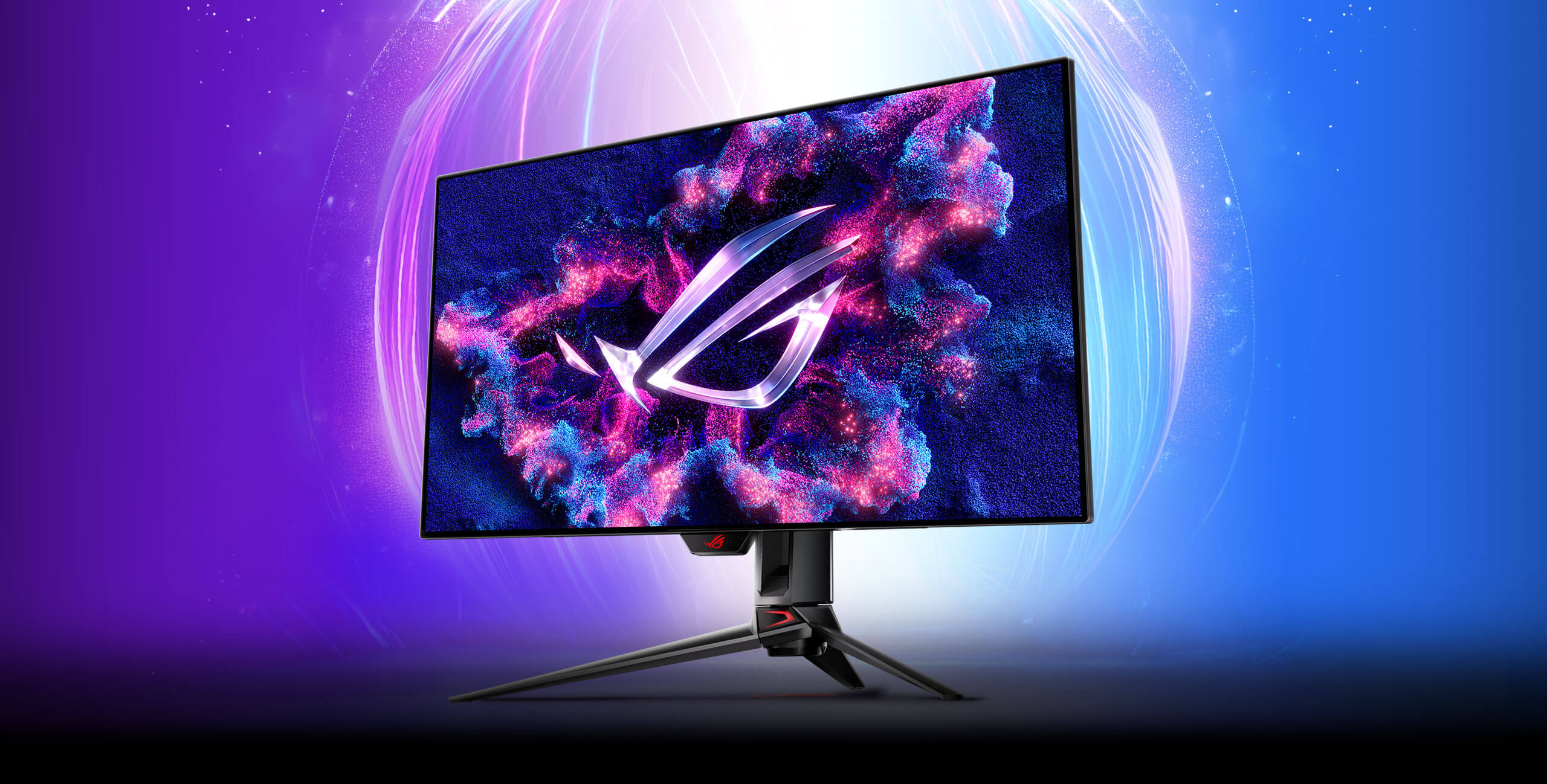 An image of ROG Swift OLED PG32UCDP with the OLED logo