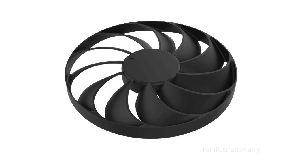 Prime RTX 4070 Ti SUPER fan illustration