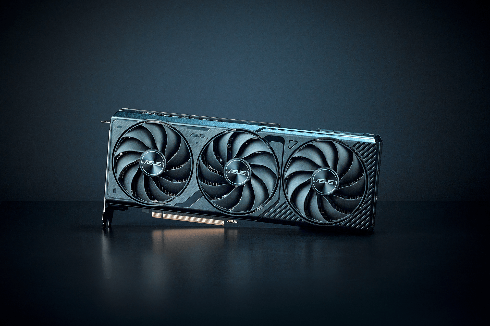 Prime RTX 4070 Ti SUPER card horizontal view