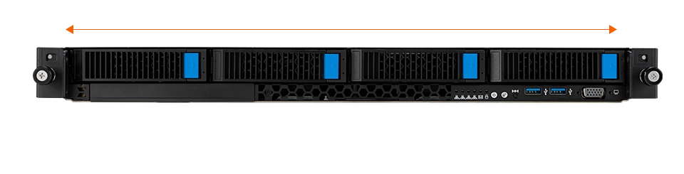 4 NVMe configuration on front panel