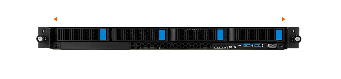 4 NVMe configuration on front panel