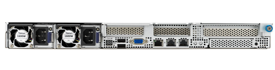 12 NVMe configuration on rear panel