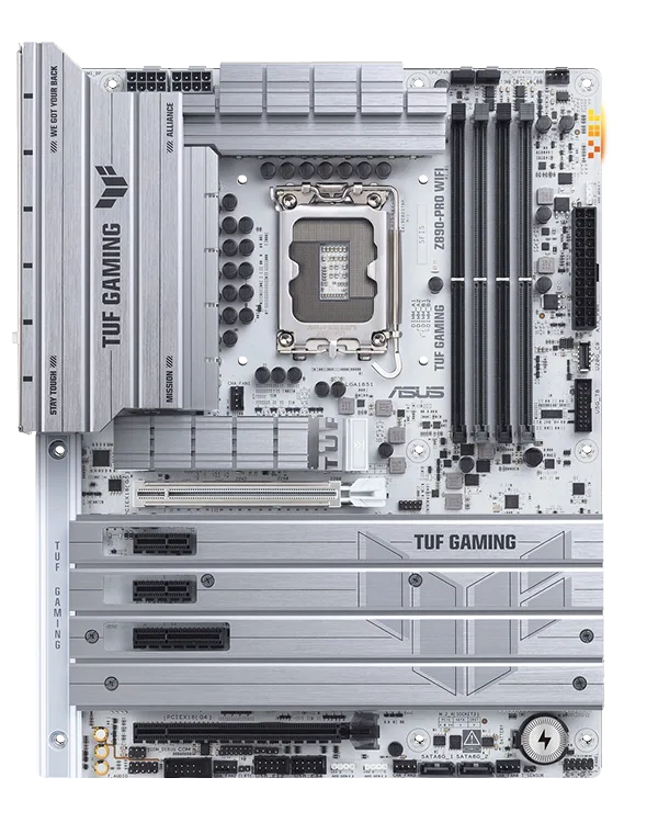 TUF Gaming motherboard front view