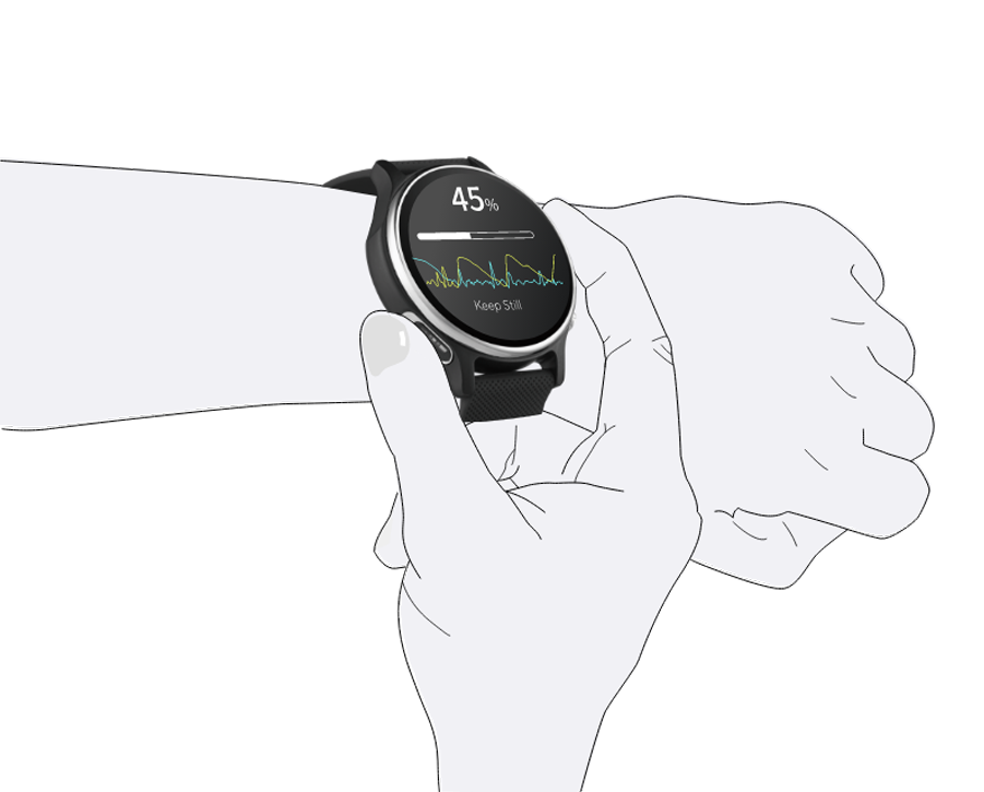 Step 3: Measure blood pressure with VivoWatch.