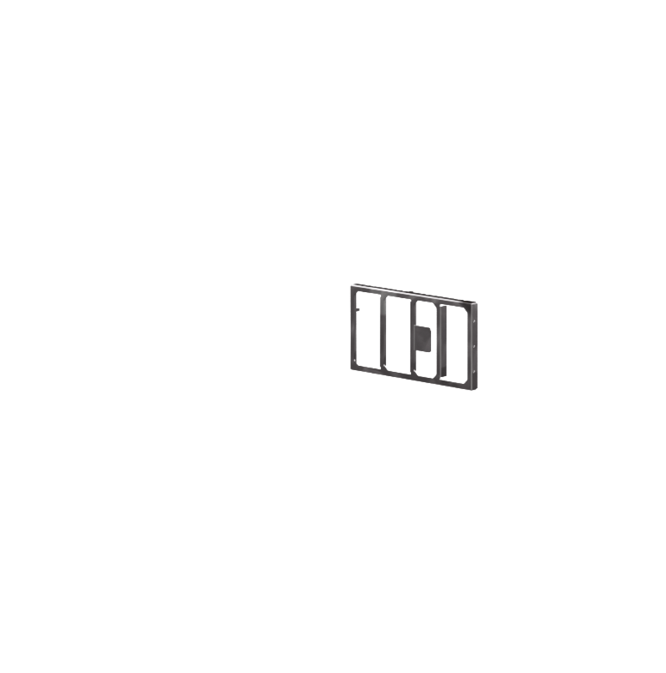Transparent view of RT-BE18000 showing 10 high-power front-end modules and nanocarbon layer heatsink.