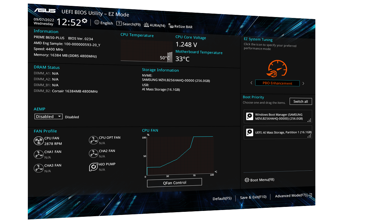 PBO Enhancement UI setting.