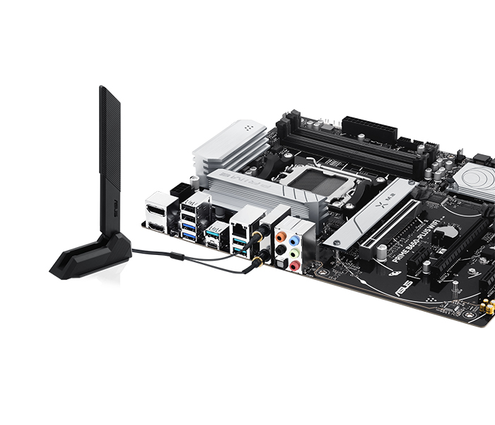 The PRIME B650-PLUS WIFI-CSM motherboard features onboard WIFI 6E.