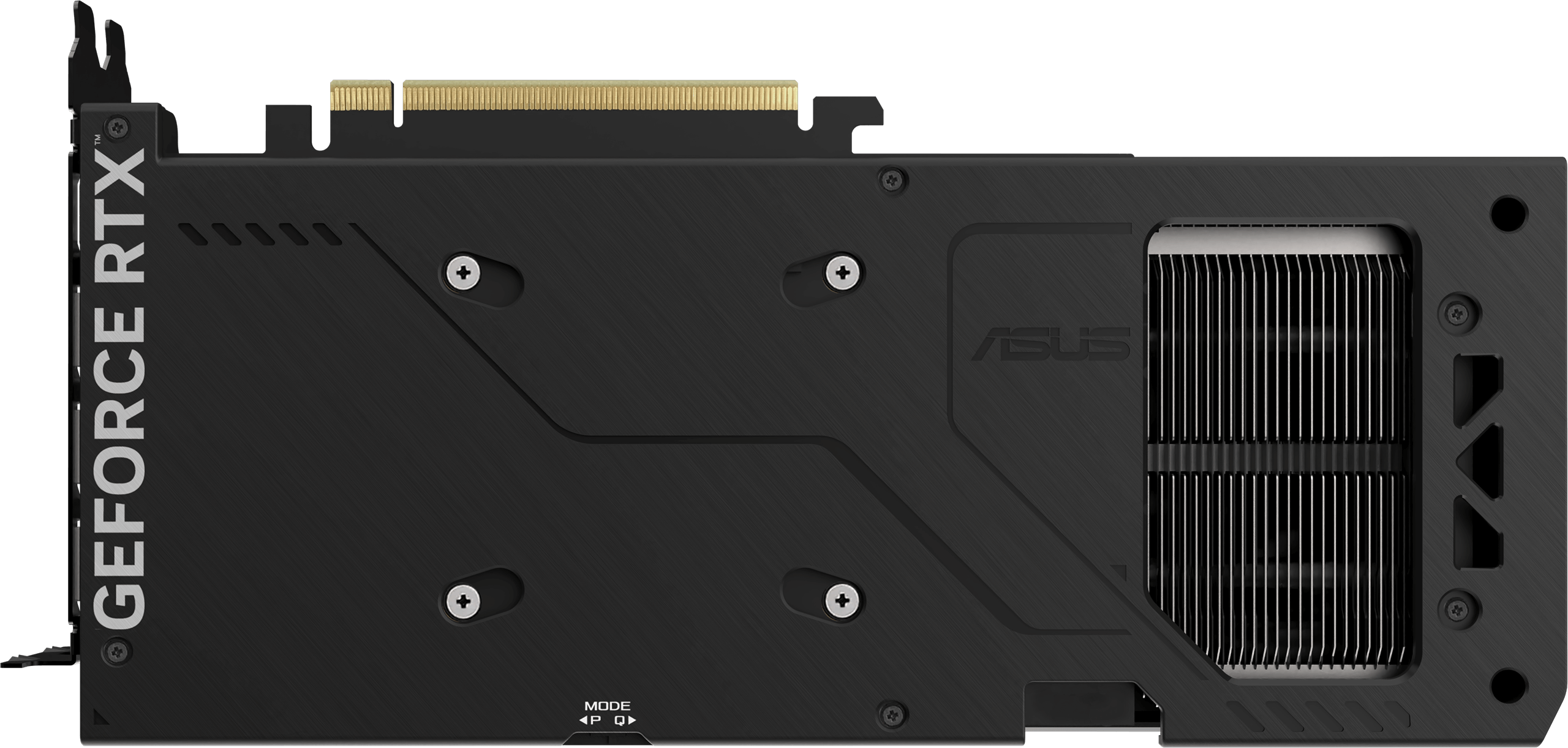 Prime RTX 4070 SUPER card rear view