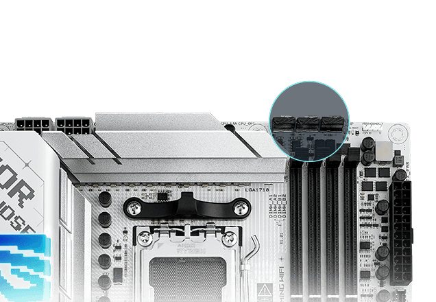 Strix X870-A fan header locations