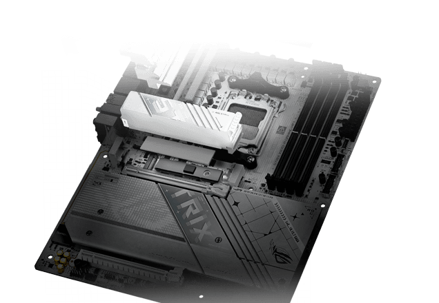 Strix X870-A M.2 heatsinks and backplate layout