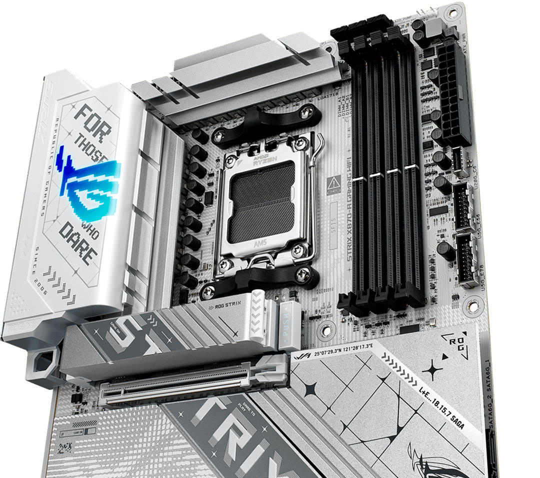 ROG Strix X870-A 具有 16+2+2 个功率级，额定电流为 110 安培。