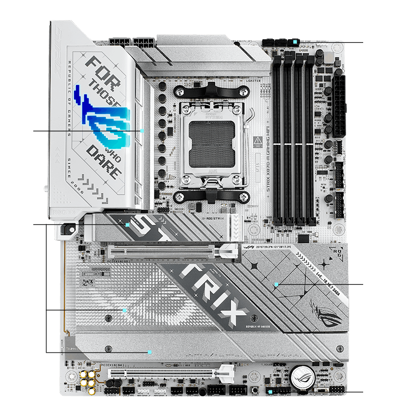 Strix X870-A cooling specifications