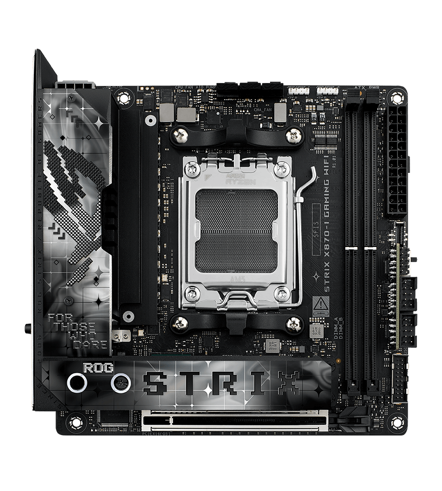 Strix X870-I 风扇接头位置