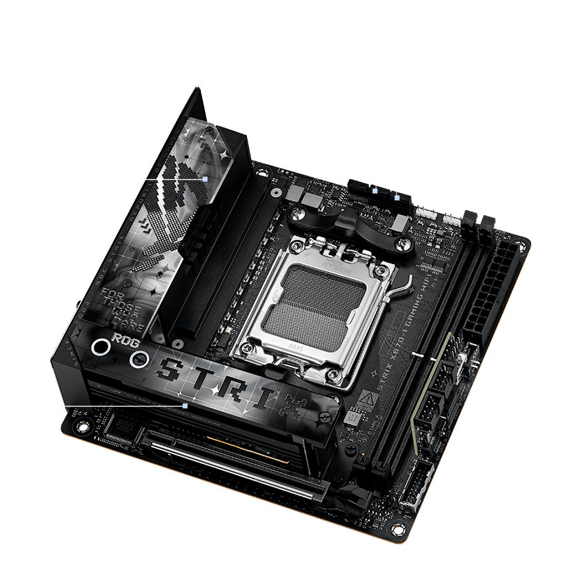 Strix X870-I cooling specifications