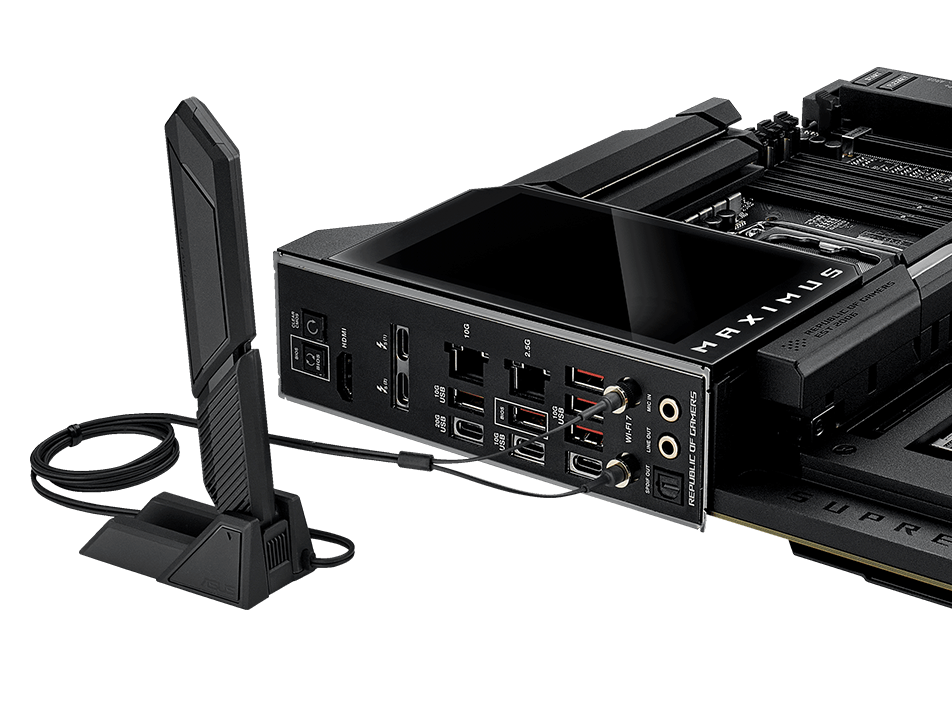 ROG Maximus Z890 Extreme with ASUS WiFi Q-Antenna