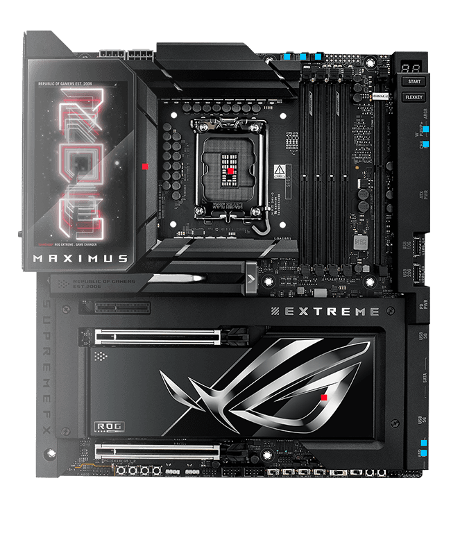 The thermal management on the ROG Maximus Z890 Extreme