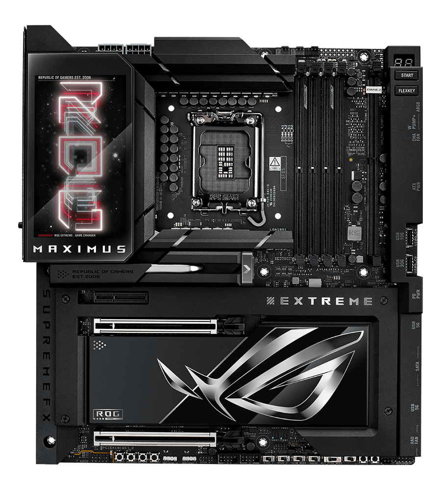 The thermal management on the ROG Maximus Z890 Extreme