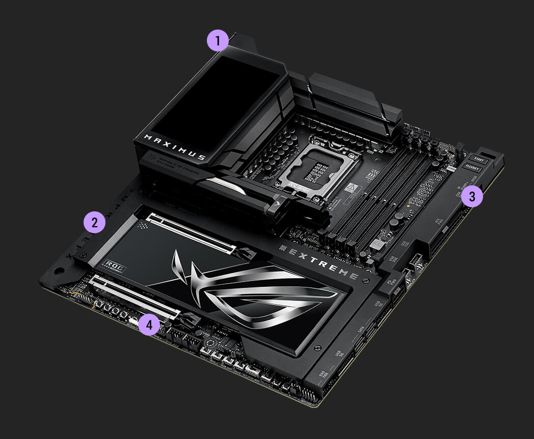 Gaming immersion specs of the ROG Maximus Z890 Extreme