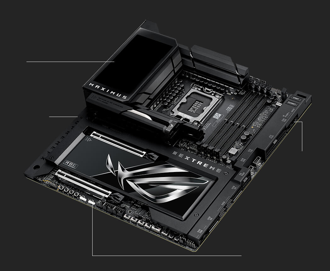 Gaming immersion specs of the ROG Maximus Z890 Extreme