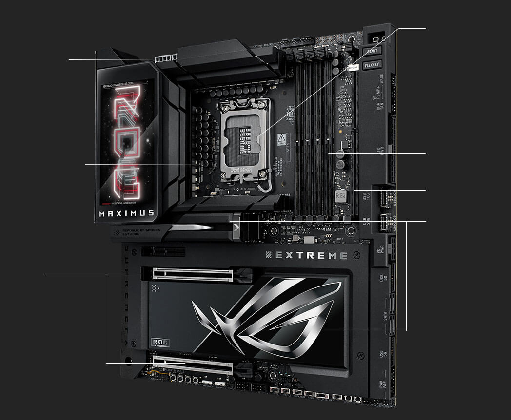 Performance specs of the ROG Maximus Z890 Extreme