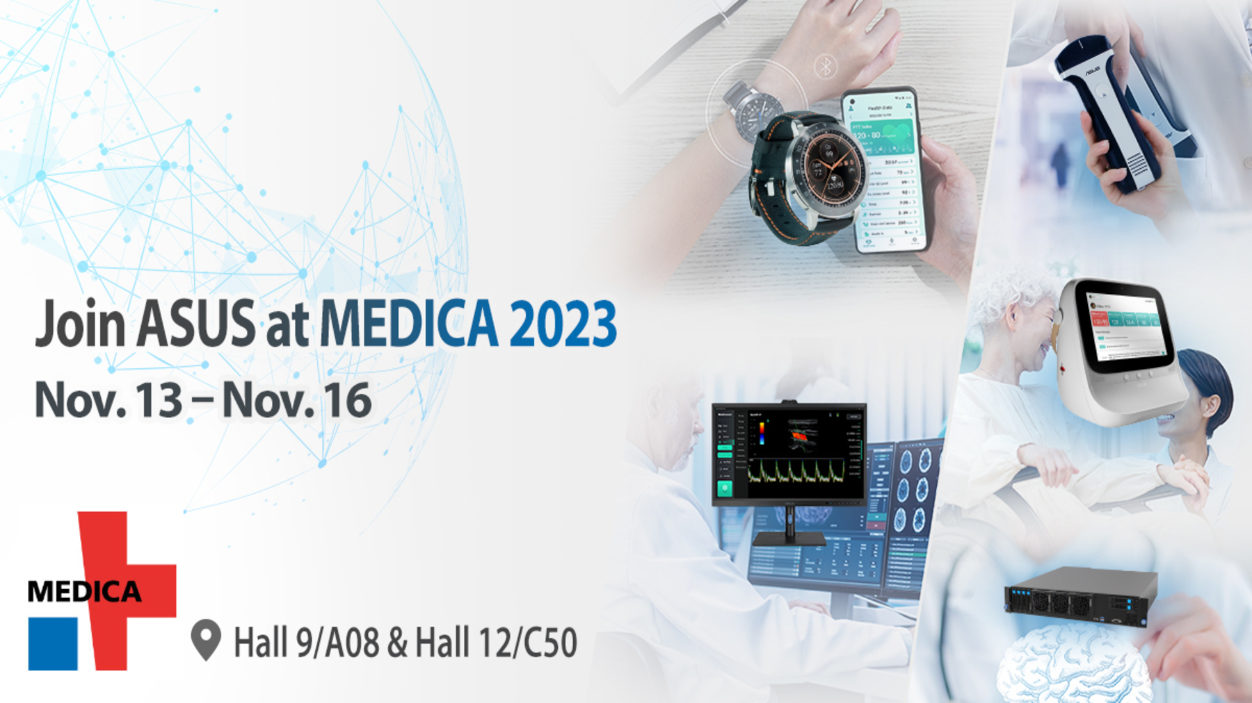 ASUS Smart Healthcare Product Lineup for MEDICA 2023