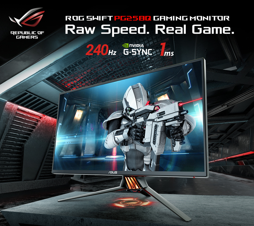 Asus 240hz 24.5 discount inch